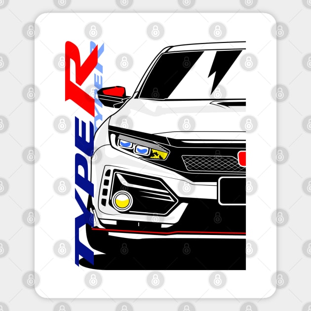 Honda Civic Type R 2020 Magnet by gaplexio